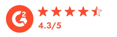 G2 rating: 4.3 out of 5