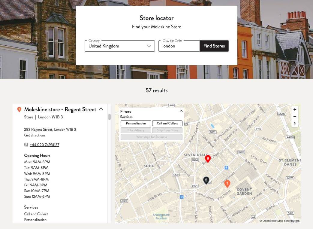 Un Store Locator entièrement personnalisable
