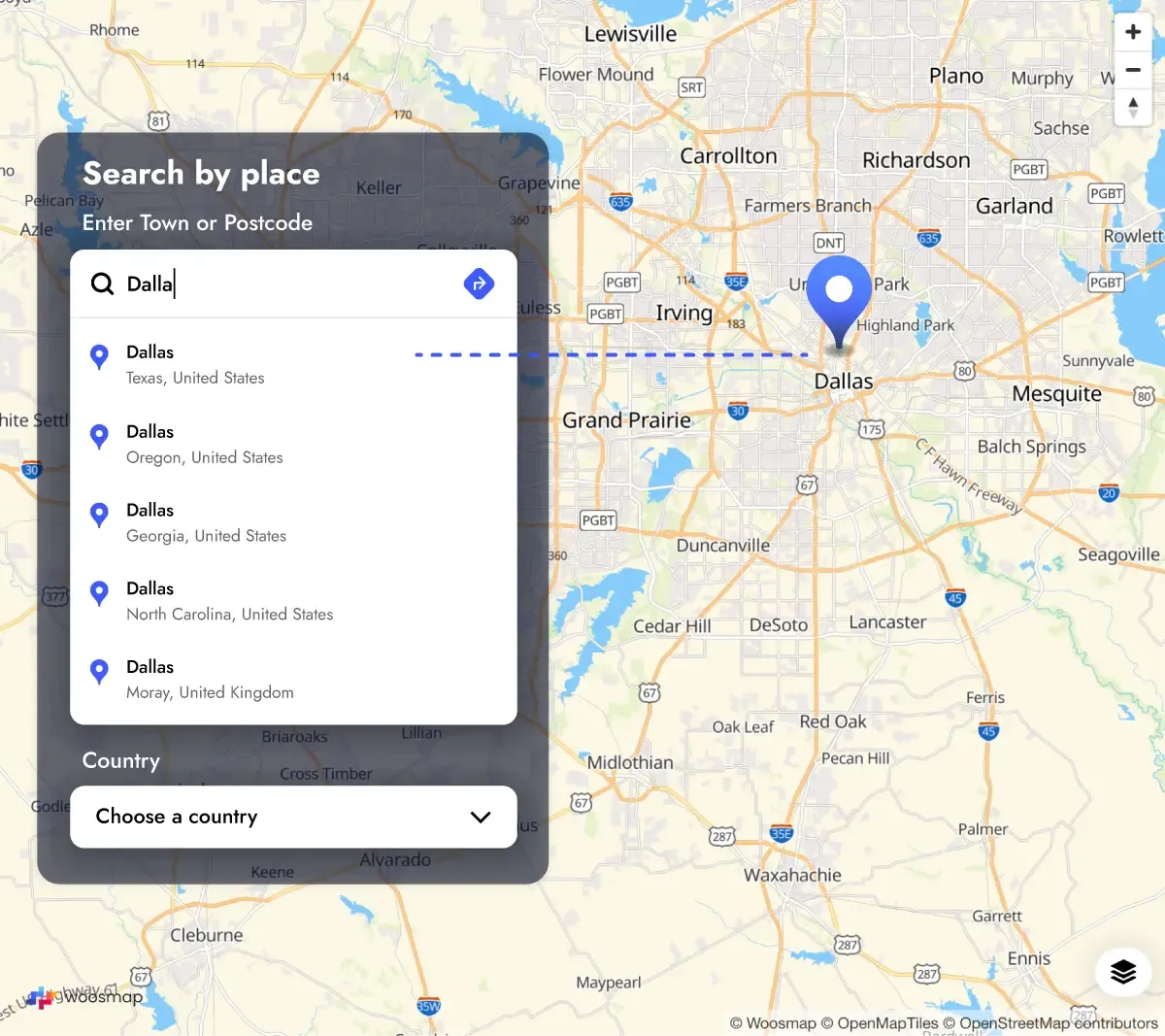 Localities API Woosmap