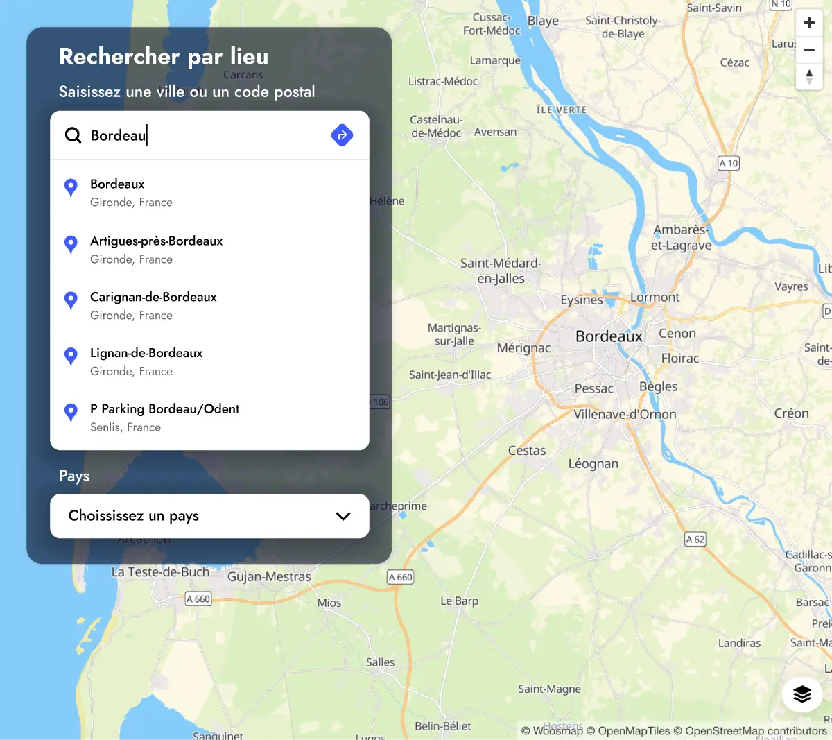 Autocomplétion d'adresse