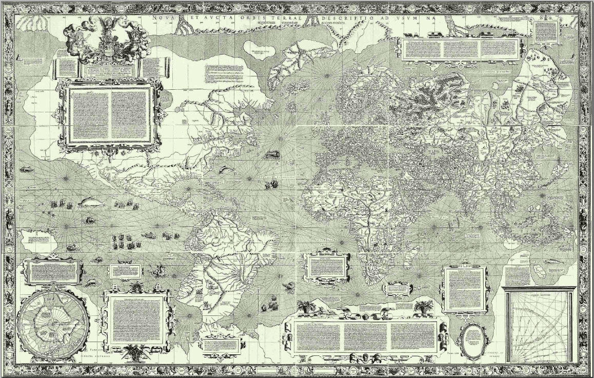 *Carta do Mundo de Mercator (1569)*