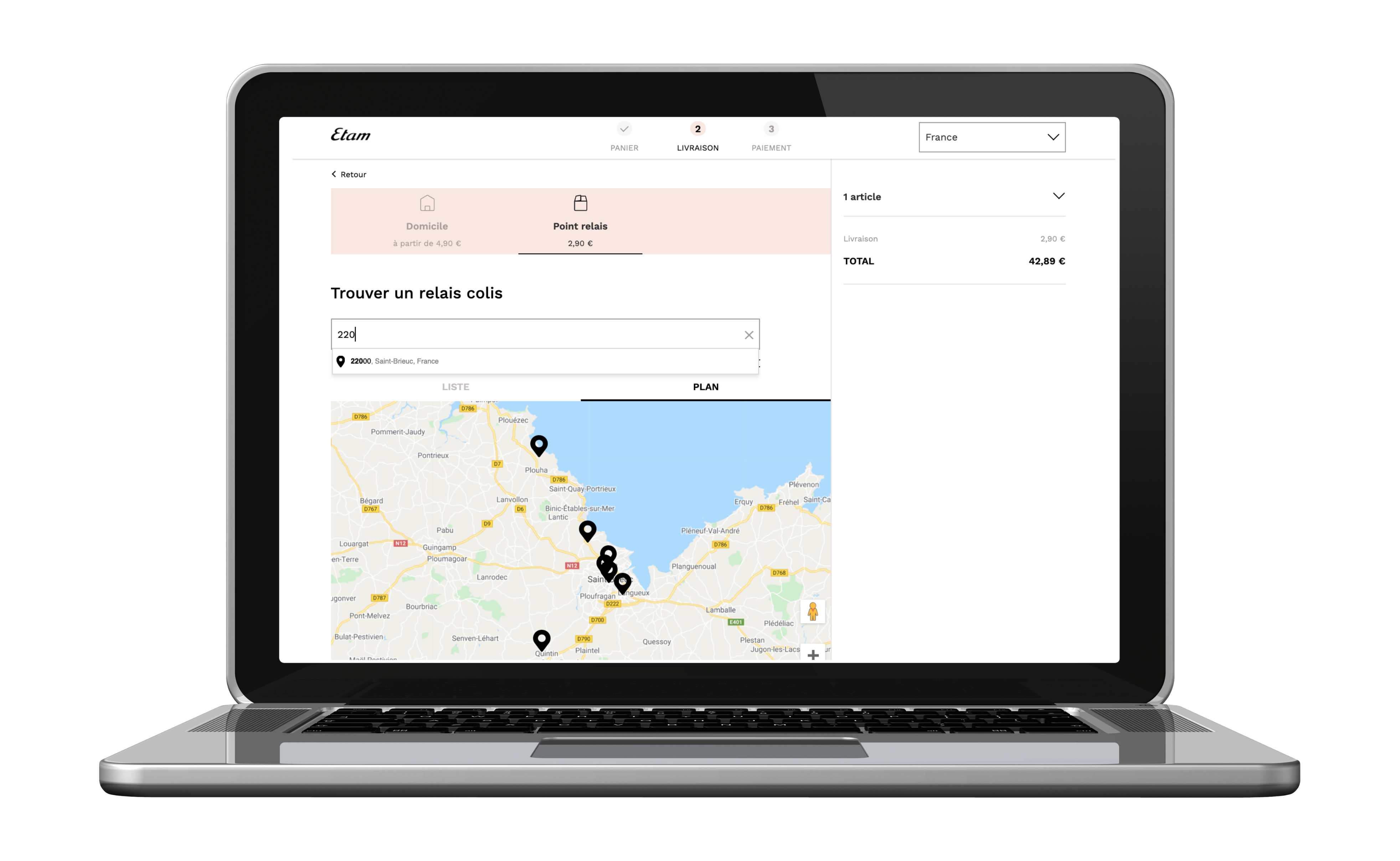 Etam Store Locator