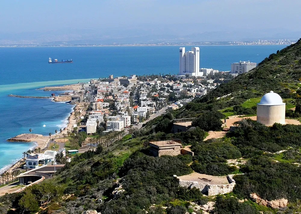 Haïfa - Mont Carmel au bord de la mer