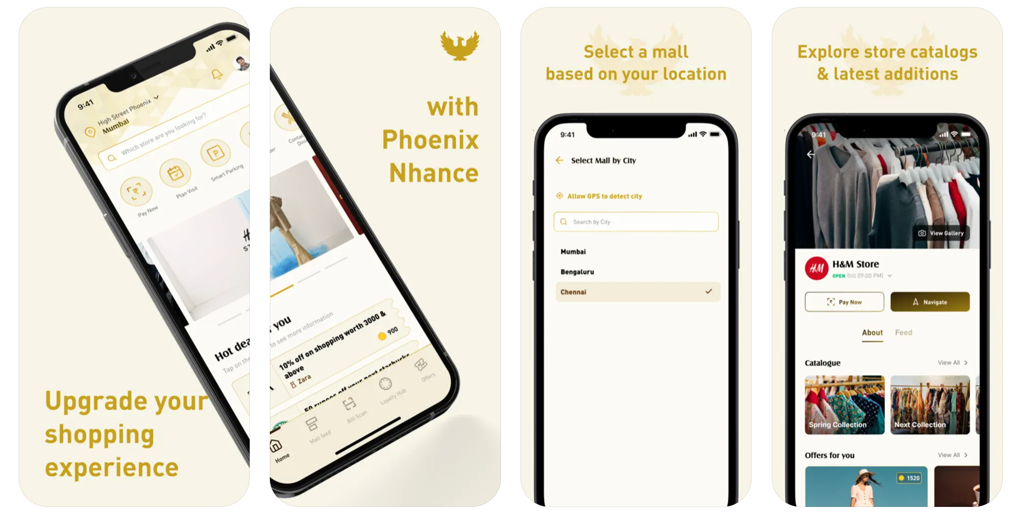 Application des centres Phoenix Mills