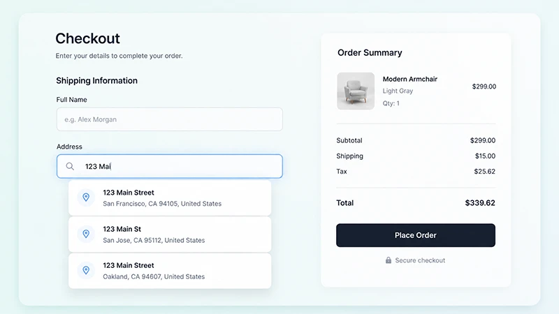 Places Autocomplete API - what it is and why it matters for conversion