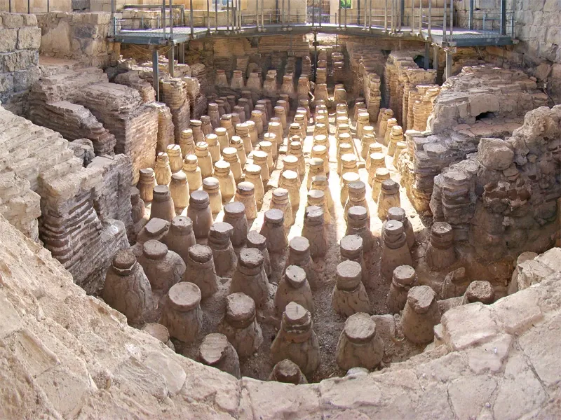 Thermes romains de Scythopolis, Beit She'an, Israël