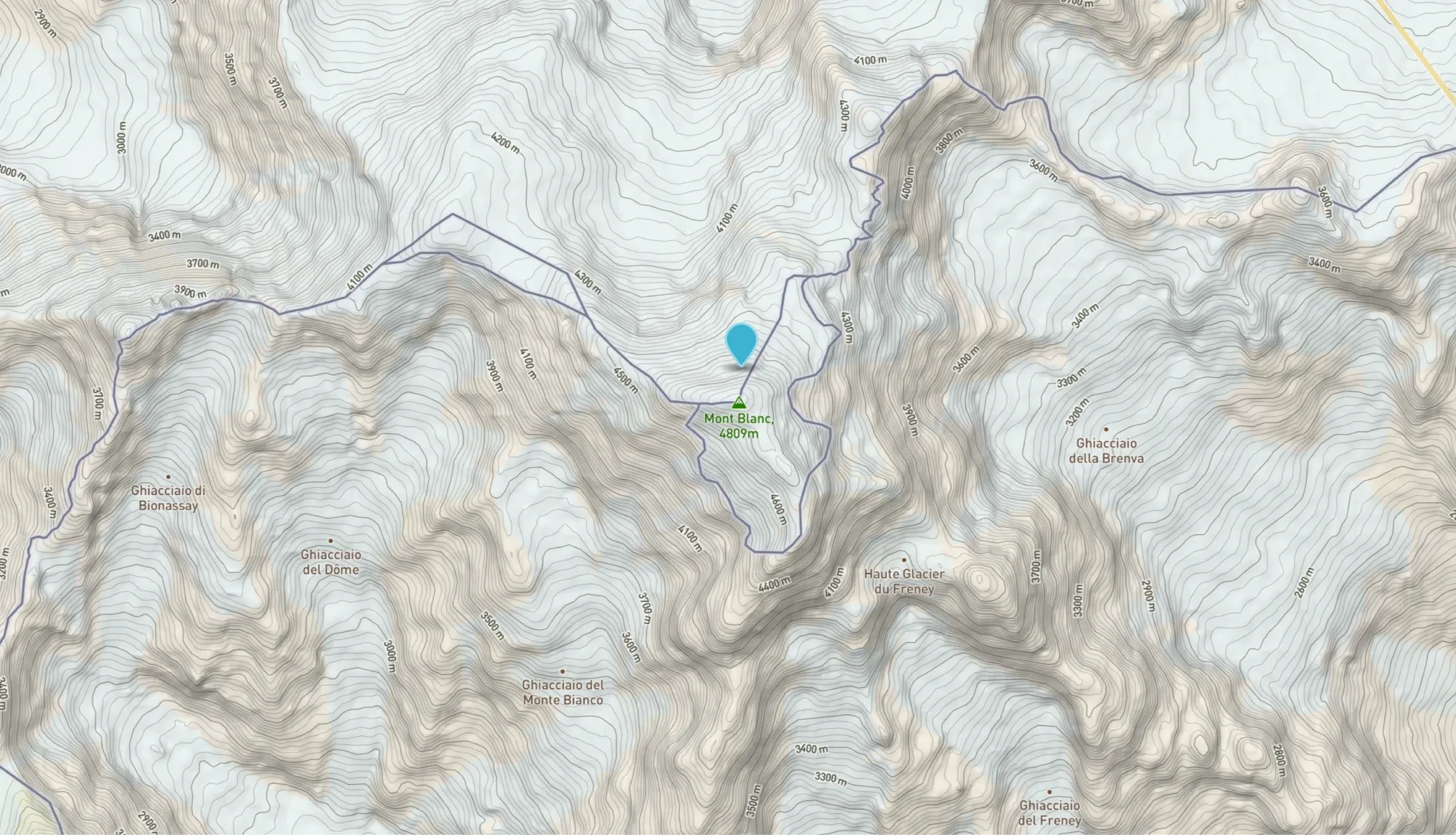 Carte topographique