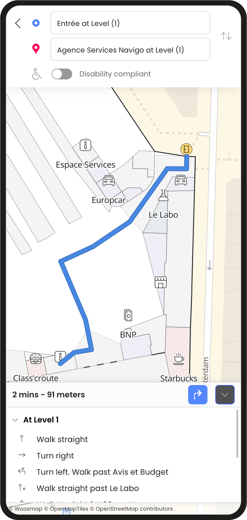 Plan intérieur vectoriel 2D et 3D