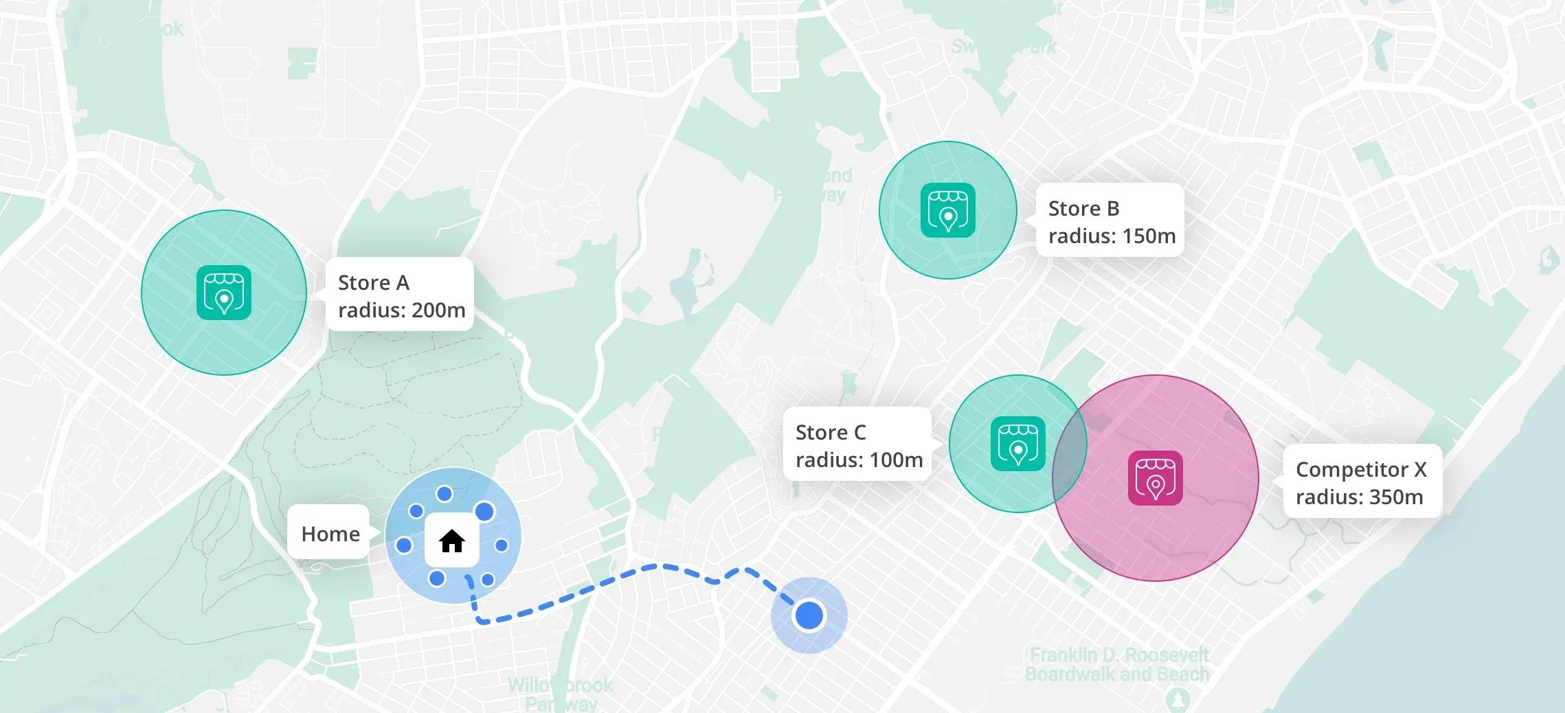 Pourquoi utiliser le SDK Woosmap Geofencing ?