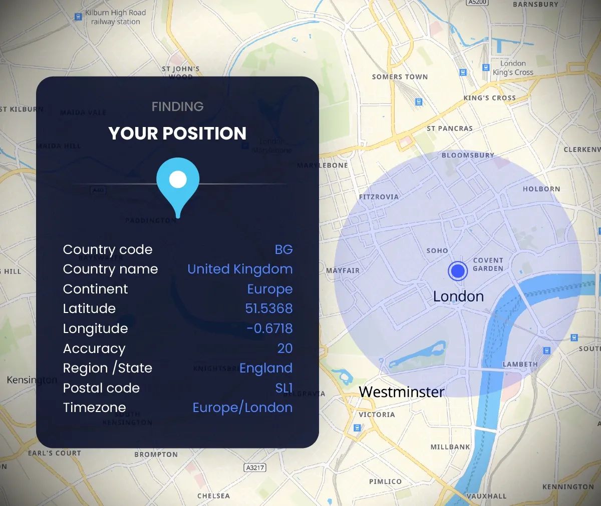 API de géolocalisation Woosmap